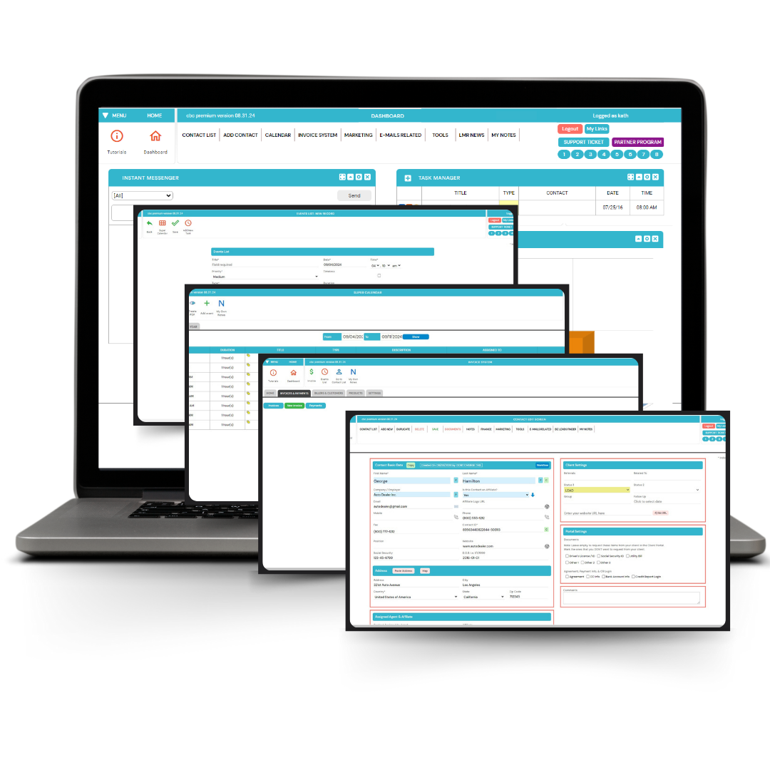 CRM Business Companion Dashboard